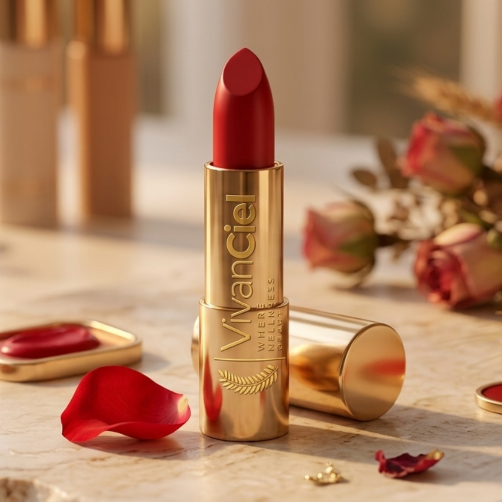 VC Luxe Matte Lipstick – Classic Red